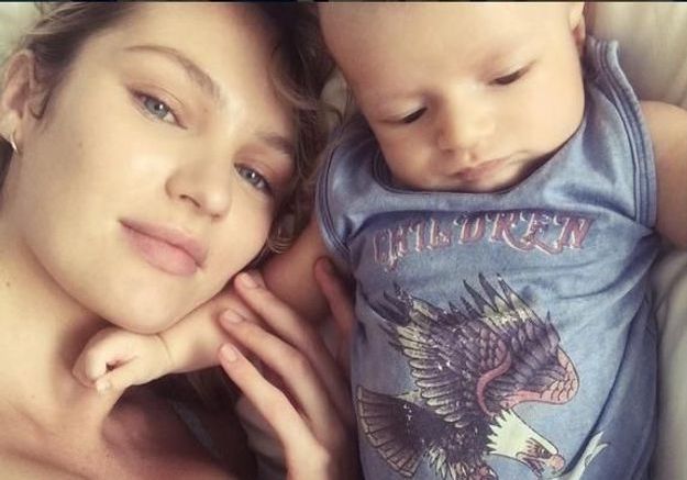 Attaquée parce qu’elle allaite son fils, le top Candice Swanepoel se défend sur Instagram
