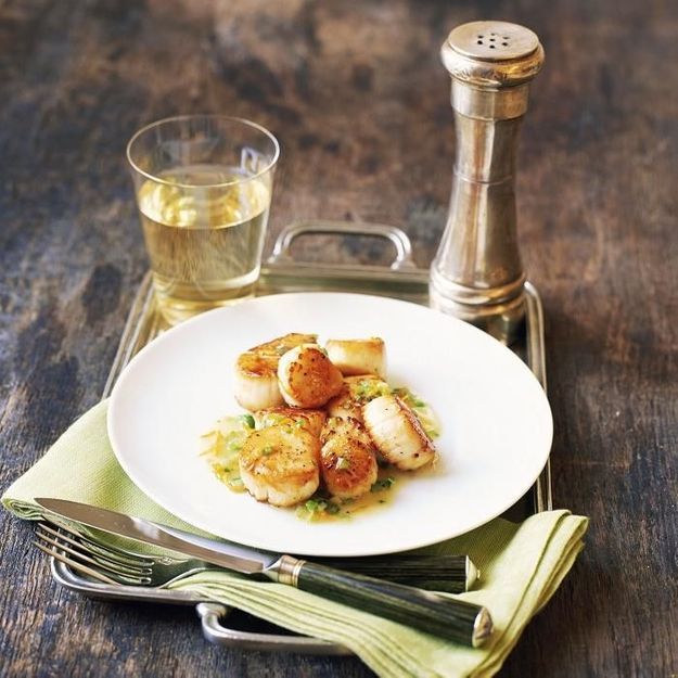 Quels vins boire avec des coquilles SaintJacques ? Accords mets & vins Elle à Table