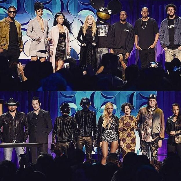 Tidal réunit Beyoncé, Madonna, Daft Punk, Kanye West pour son lancement