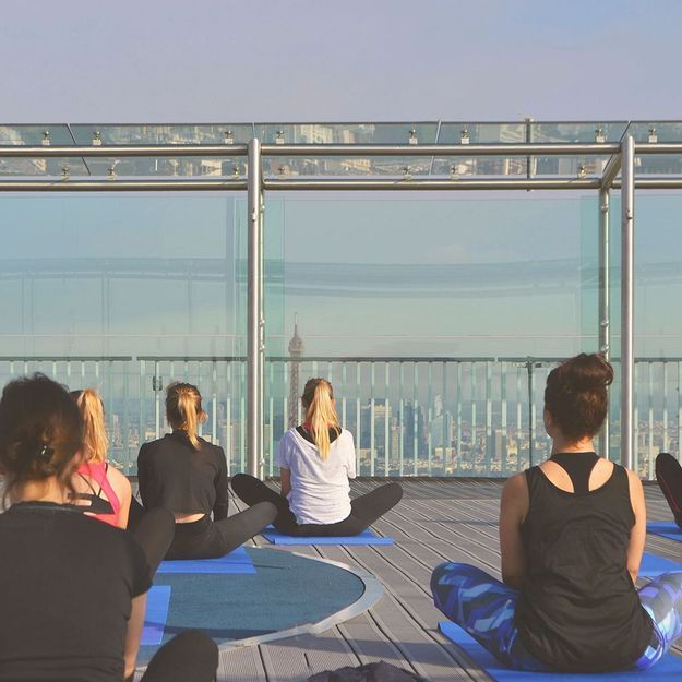 #ELLEBeautySpot : les cours de yoga au sommet de Paris