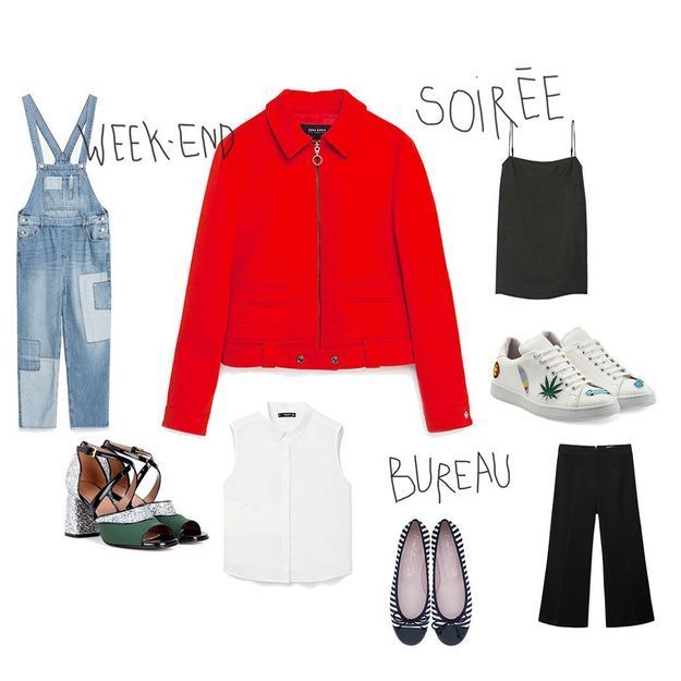 Une veste rouge Une veste rouge