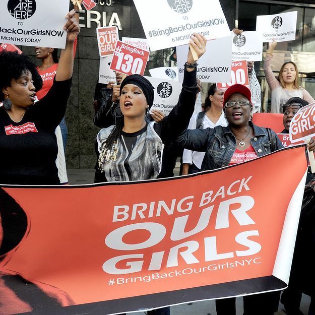 Alicia Keys dans la rue pour Bring Back Our Girls
