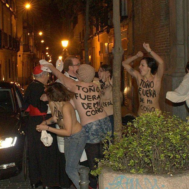 Droit à l’IVG : l’archevêque de Madrid attaqué par les Femen