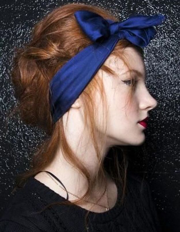  Coiffure  avec  foulard 20 id es de coiffures  avec  foulard 