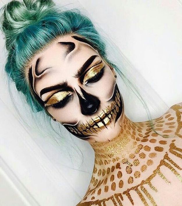 Coiffure Halloween Squelette Coiffure Halloween 15 Idées Que Vous