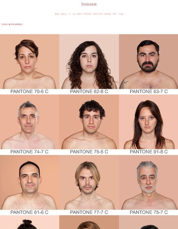 Un Inventaire Universel Des Couleurs De Peau Elle