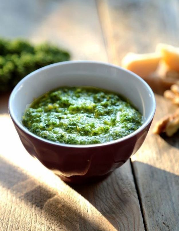 Pesto de kale 20 pesto qui mettent du peps dans l’assiette Elle à Table