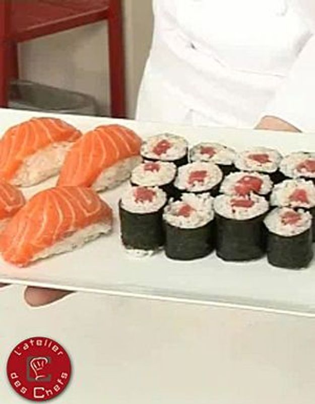 [VIDEO] L'atelier des Chefs :sushis et makis de thon et saumon
