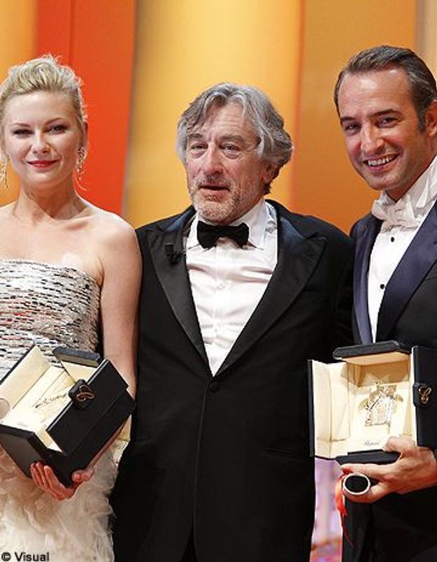 Jean Dujardin et Kirsten Dunst : meilleures interprétations à Cannes