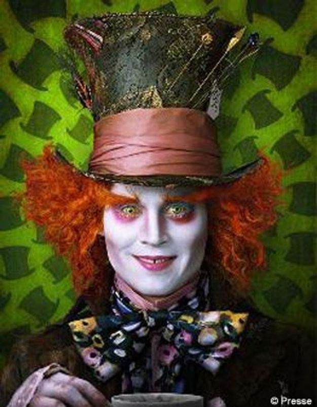 Photo : Johnny Depp dans "Alice au Pays des Merveilles" !