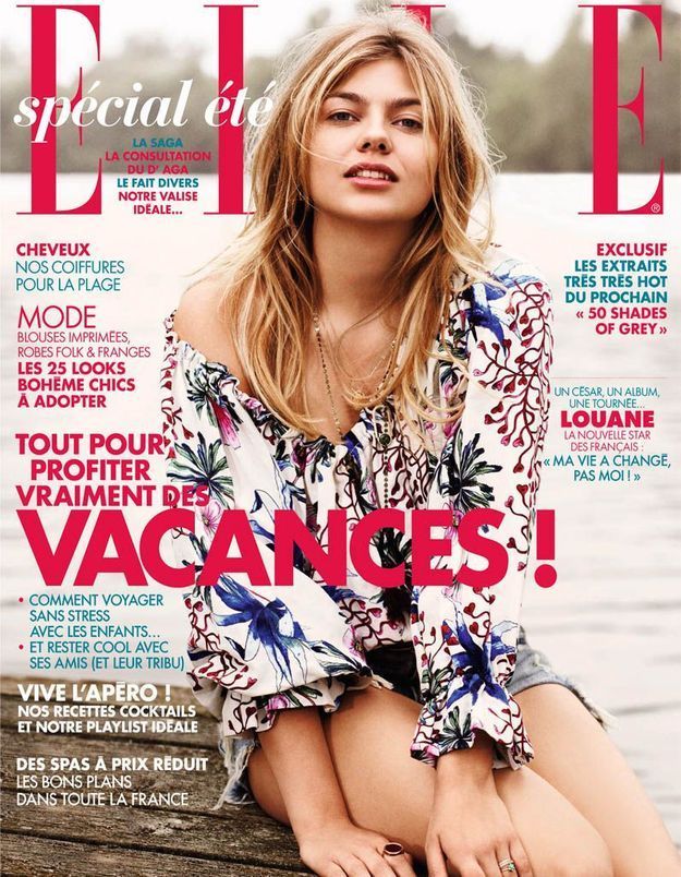 Louane Emera en couverture du magazine ELLE