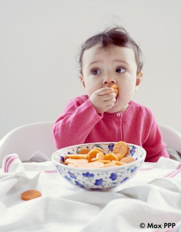 Moins De Surpoids Pour Les Bebes Qui Mangent Avec Les Doigts Elle