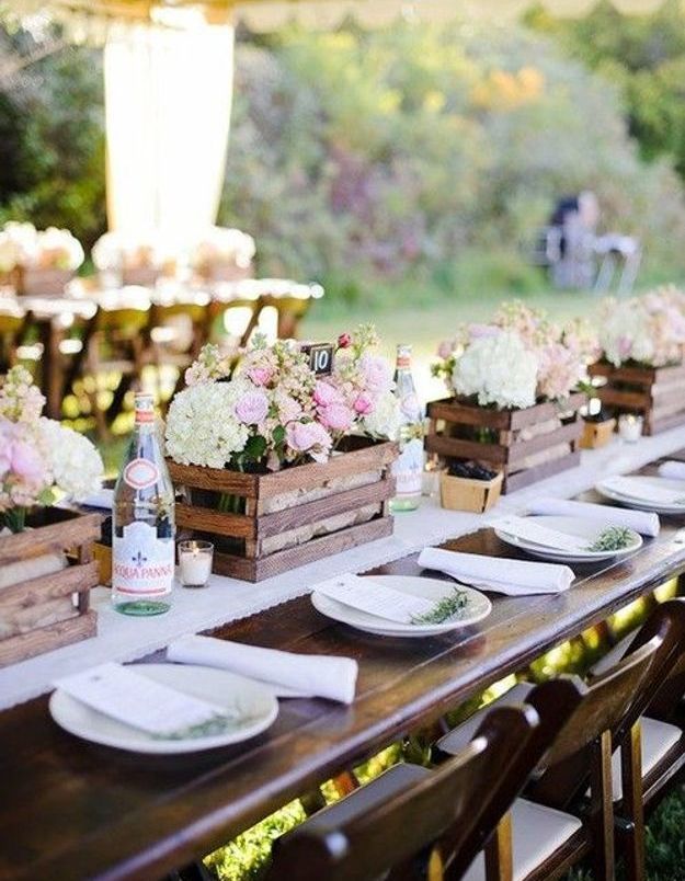 Décoration de table mariage DIY Les décorations de tables de mariage