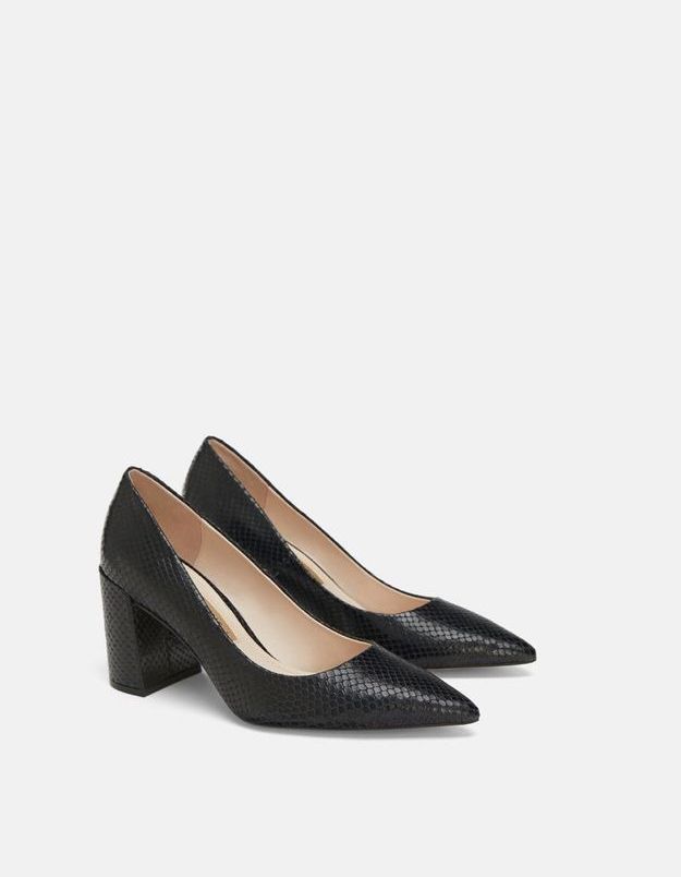 escarpins noirs zara