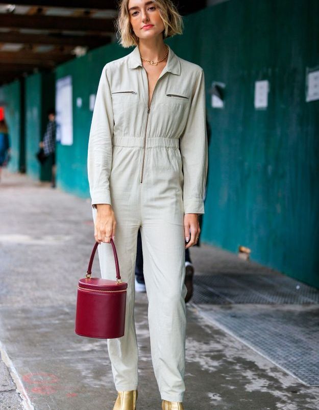 Un combipantalon immaculé