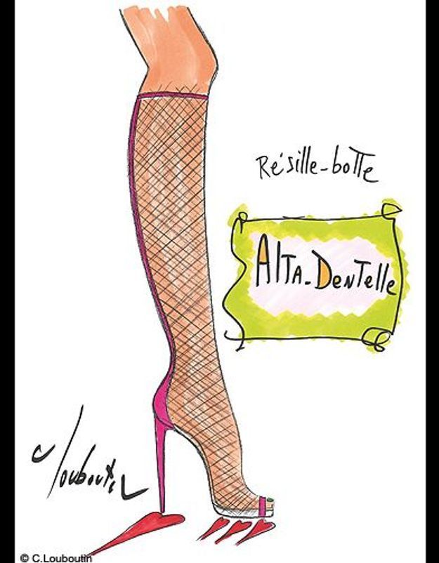 louboutin dentelle