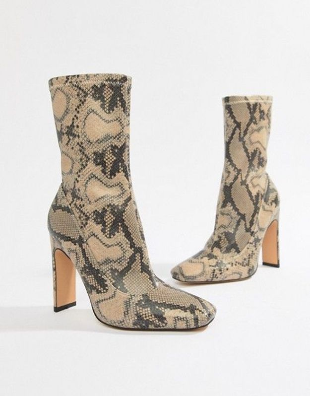 bottines femme serpent