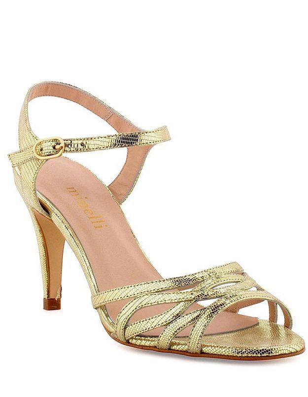 sandales minelli dorées