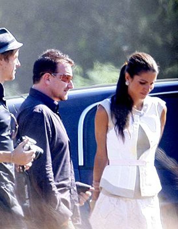 Bono et Rania de Jordanie invités chez les Sarkozy