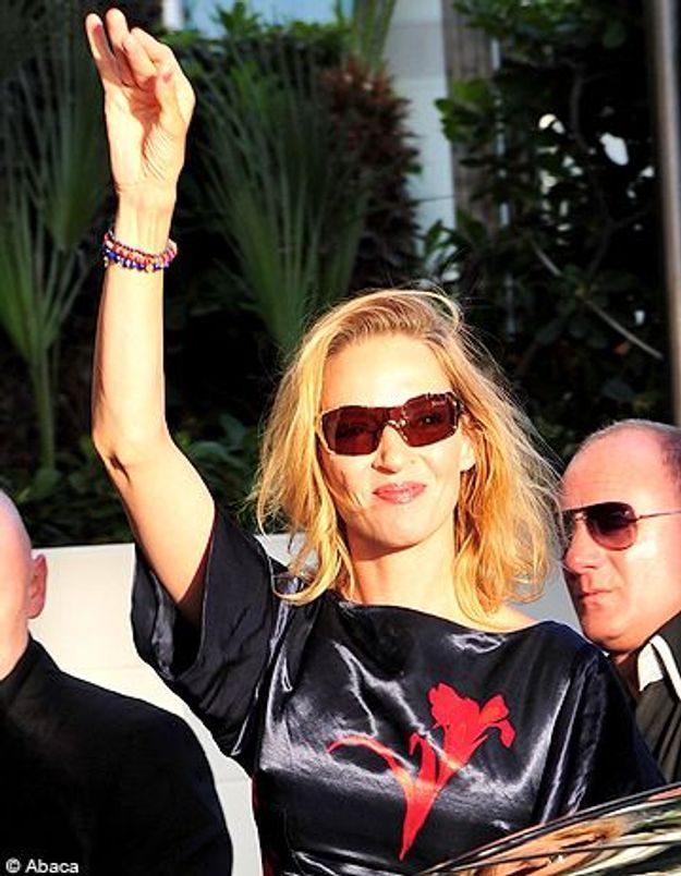 Cannes 2011 : Uma Thurman a posé ses valises au Martinez
