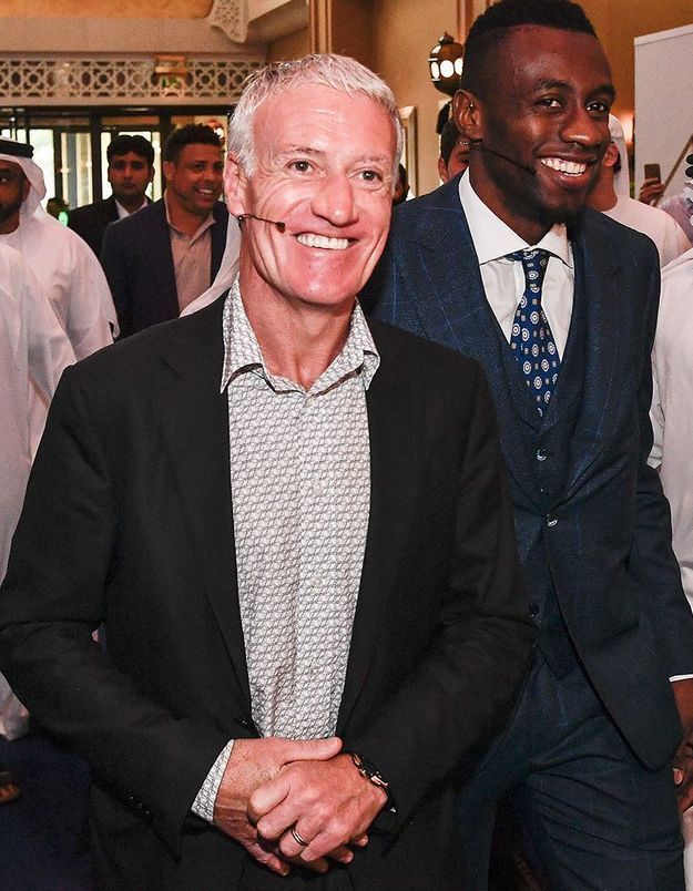 Didier Deschamps Tout Sourire A Dubai Avec Blaise Matuidi Elle
