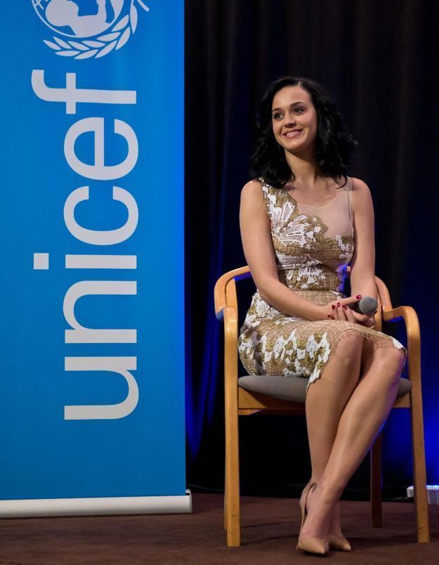 Katy Perry devient ambassadrice de l’Unicef