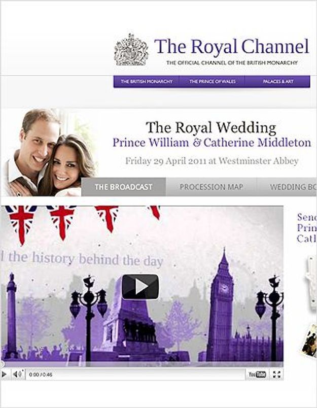 Le Mariage De Kate Et William Retransmis Sur Youtube Elle