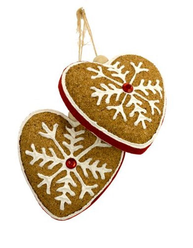 Coeur Pain D'epice - Déco de sapin : un sapin gourmand - Elle
