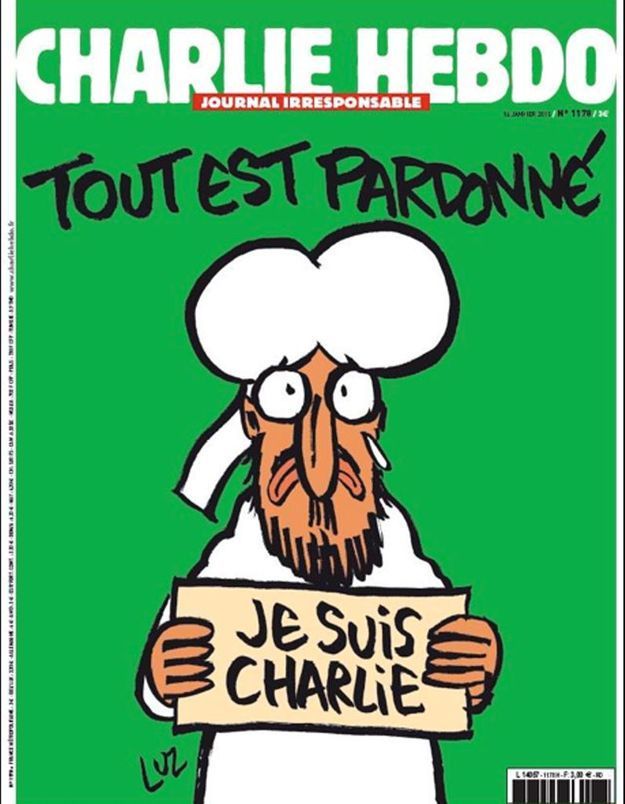 Une Charlie Hebdo : l'exemplaire distribué à 3 millions d’exemplaires dans 25 pays
