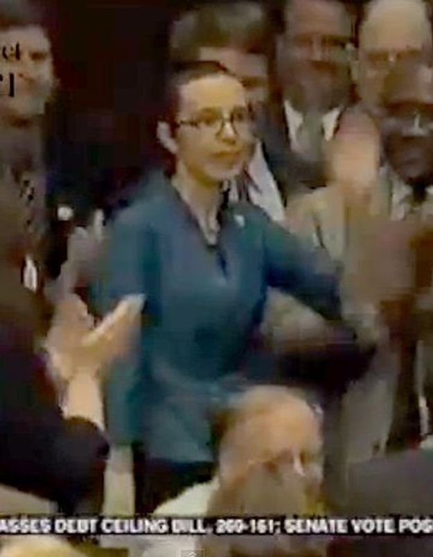 L’élue américaine Gabrielle Giffords ovationnée au Congrès