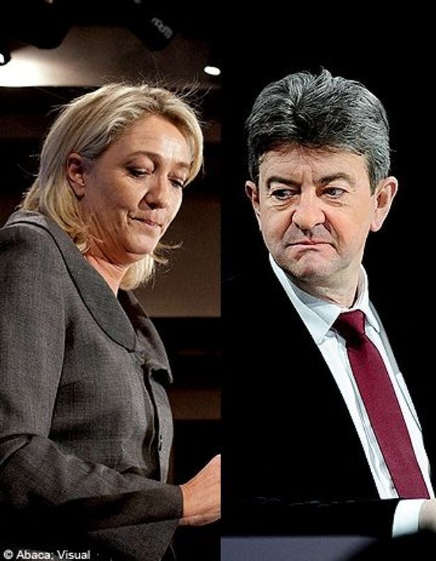 Marine Le Pen ne veut pas débattre avec Mélenchon 