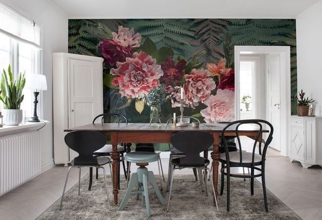 Papier peint, tapisserie murale - Elle Décoration