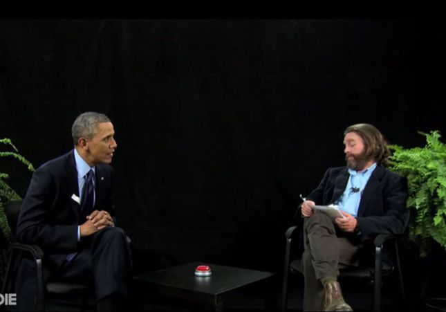 Vidéo : l'interview hilarante de Barack Obama par l’acteur Zach Galifianakis