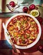 Clafoutis à la pistache et aux prunes 
