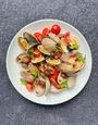 Palourdes tomates-olives