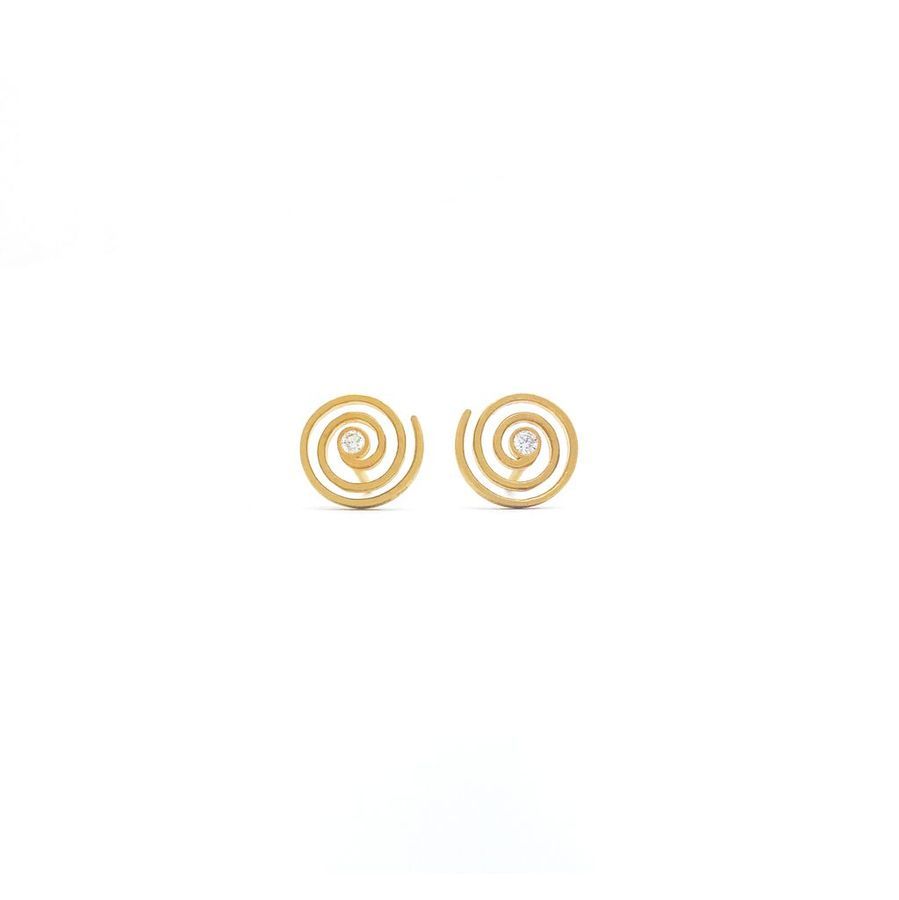 Boucles d oreilles spirales en or Goralska - Voici les tendances bijoux de 2022