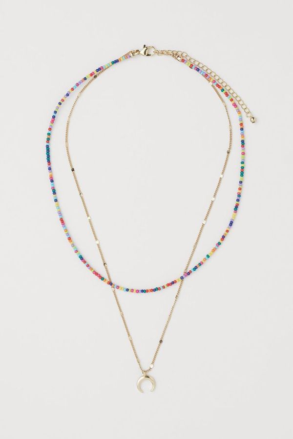 Collier a deux rangs H M - Voici les tendances bijoux de 2022