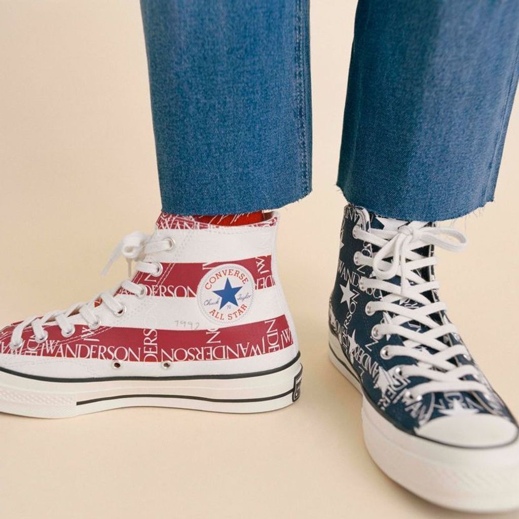 converse drapeau americain femme