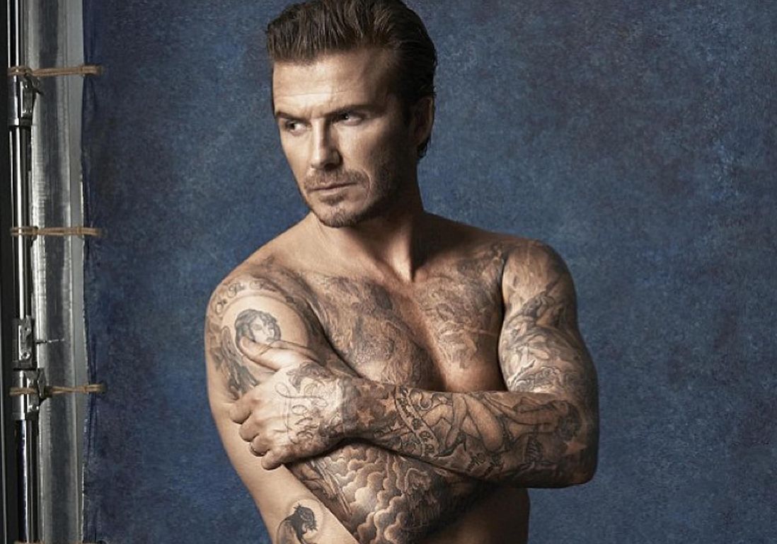 David Beckham A Laisse Ses Enfants Dessiner Ses Derniers Tatouages Elle