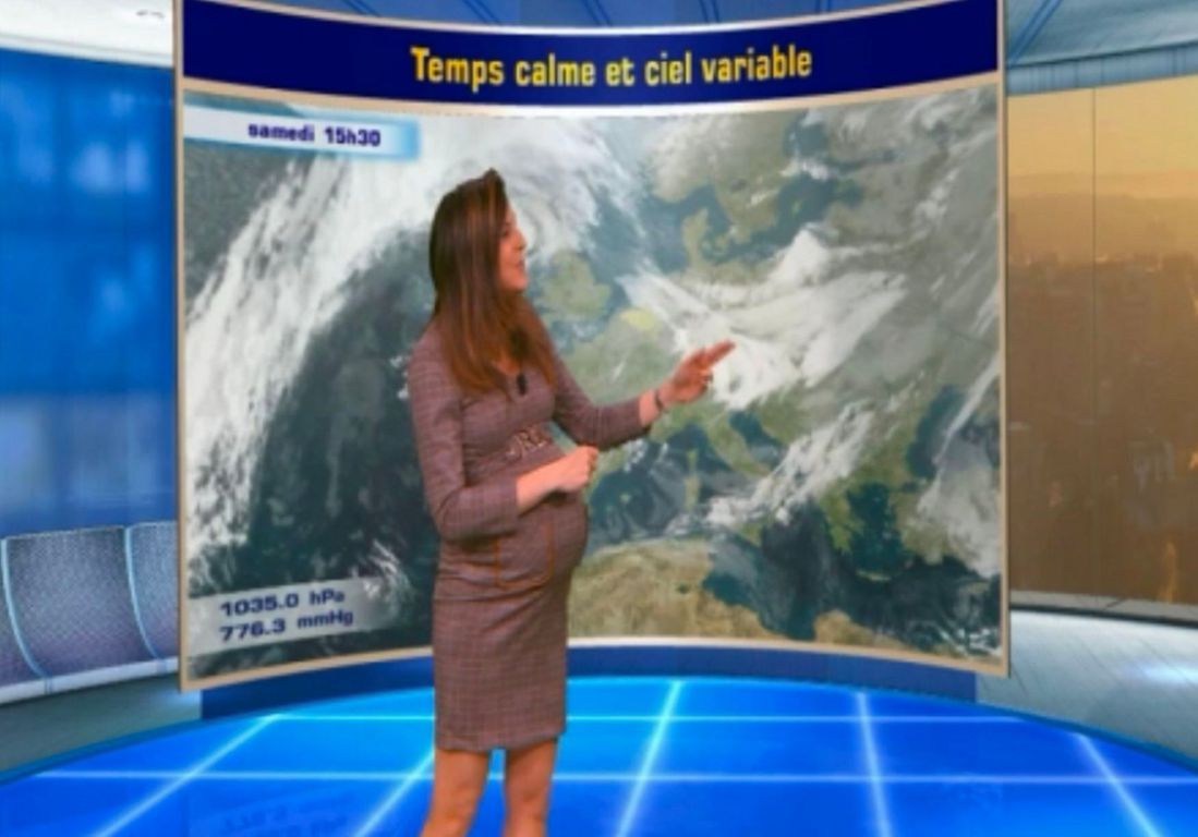 Une Presentatrice Meteo Enceinte Attaquee Sur Sa Maniere De S Habiller On Croit Rever Elle