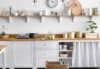 Le papier peint dans une cuisine, ça change tout ! - Elle ...