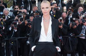 Le look du jour de Cannes : Charlize Theron en smoking Dior