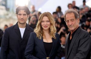 Léa Seydoux, Louis Garrel, Vincent Lindon… complices lors du photocall de « Deuxième Acte »