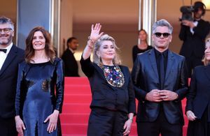 Cannes 2024 : Catherine Deneuve et Chiara Mastroianni réunies sur le tapis rouge de « Marcello Mio »