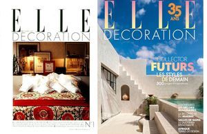 #35anselledeco : découvrez toutes les couvertures du magazine ELLE Décoration, de 1987 à aujourd'hui !