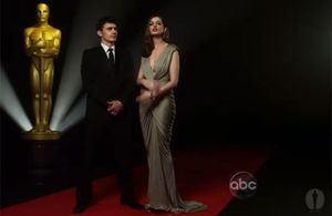 Anne Hathaway et James Franco fin prêts pour les Oscars