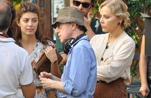 Woody Allen en plein tournage de son nouveau film à Rome