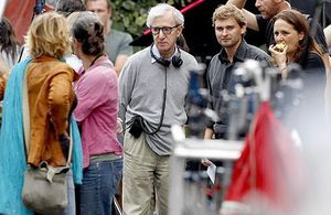 Woody Allen en tournage aux puces de Saint-Ouen