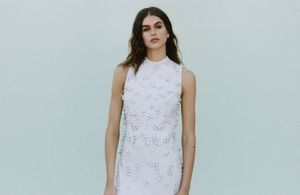 La collection cérémonie Mango incarnée par Kaia Gerber