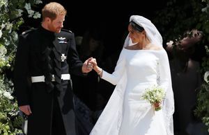 Confidences : pourquoi la reine Elisabeth II a été surprise par la robe de mariée de Meghan Markle